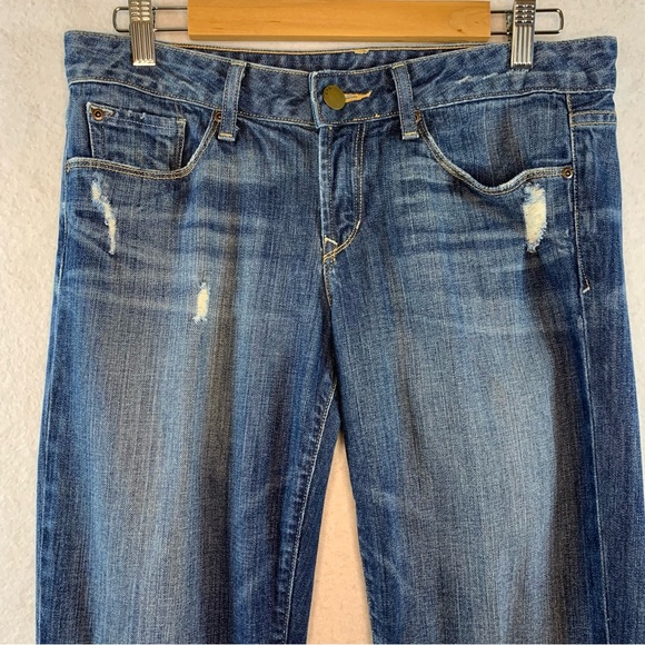 ITEM# 1042 - GAP Limited Edition Sexy Boot Dark Distressed Sz 8/29 - Picture 7 of 16